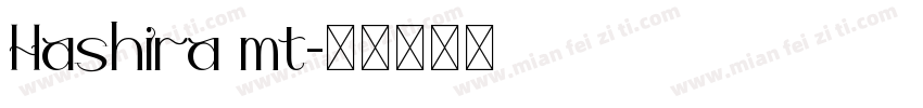 Hashira mt字体转换